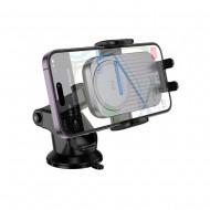 Borofone BH222 Black 15W Phone Holder With Wireless Charger For Windshield