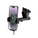 Borofone BH222 Black 15W Phone Holder With Wireless Charger For Windshield Borofone BH222 Black 15W Phone Holder With Wireless Charger For Windshield