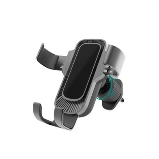 vSuporte De Telemóvel Para Carro New Science Hd-242 Preto 360º Rotação Para Ventilação