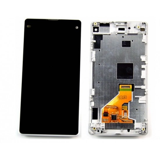 Touch+Display Com Frame Sony Xperia Z1 Compact/D5503 4.3" Branco Touch+Display Com Frame Sony Xperia Z1 Compact/D5503 4.3" Branco