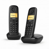 Telefone Fixo Wireless Gigaset A170 Duo Preto