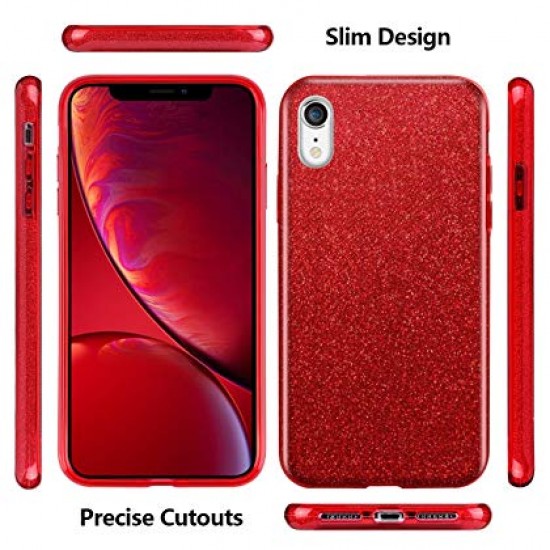 Cover Premium Bling Sparkling For Iphone Xr Red Cover Premium Bling Sparkling For Iphone Xr Red